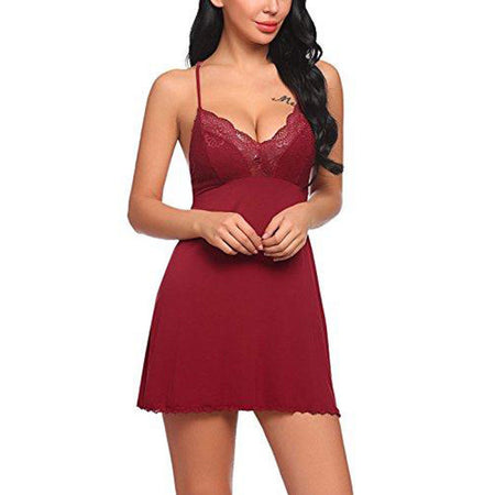 Mini Lace Floral Nightdress