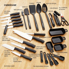 Cargar imagen en el visor de la galería, Classic 30-piece Rotating Cutlery Knife Set with Block