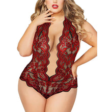 Load image into Gallery viewer, Sexy Plus Size Bra and panties Two Piece Set
