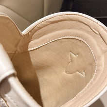 将图片加载到图库查看器,White Western Cowboy/Cowgirl Chunky Heel Pointed Boots