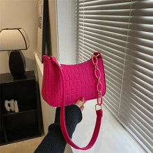 Load image into Gallery viewer, Luxury Tote Under Crescent Handbag