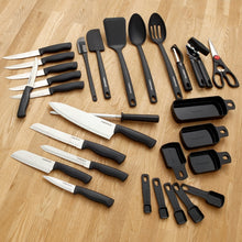 Cargar imagen en el visor de la galería, Classic 30-piece Rotating Cutlery Knife Set with Block