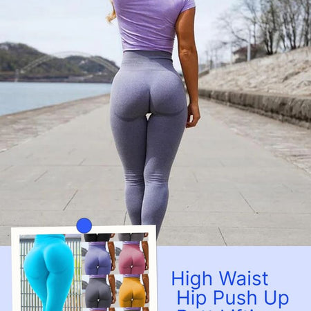 High Waist Hip Push Up Butt Lifting Workout Leggings