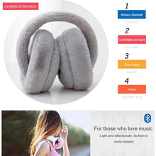 სურათის ჩატვირთვა გალერეის მნახველში, Wireless Bluetooth Fluffy Earmuff Headphone