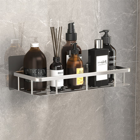Bathroom Shelves No Drill Corner Shelf Shower Storage Organizer Rack