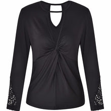 Carica l'immagine nel visualizzatore di Gallery, Lace Long Sleeve Casual V-neck