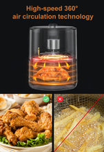 गैलरी व्यूवर में इमेज लोड करें, Air Fryer 3.2L Large Capacity 360°Baking Oven