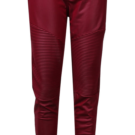 Leather Skinny High Waist Stretch Pants