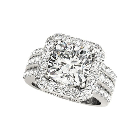 Luxury Round Cut 3 Carat 925 Sterling Silver Ring