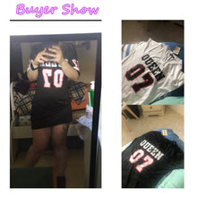 Carica l'immagine nel visualizzatore di Gallery, Queen Printed Long T Shirt Mini Dress