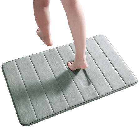 Velvet Solid Color Non-slip Bath Mat