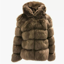 Charger l'image dans la galerie, High Quality Warm Thick Hooded Fur Winter Coat