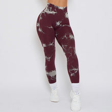 Cargar imagen en el visor de la galería, Lightning Marble Scrunch Butt Leggings