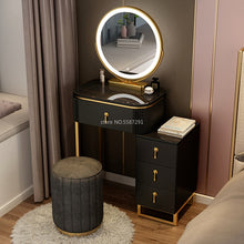 Carica l'immagine nel visualizzatore di Gallery, 60CM Makeup Dressing Table Cabinet set With Stool