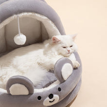 Charger l'image dans la galerie, LARGE Indoor Warm Winter Cushion Bed/Cave for Cats