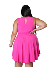 Charger l'image dans la galerie, Solid Color V Neck Dress