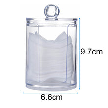 სურათის ჩატვირთვა გალერეის მნახველში, Acrylic Makeup Organizer/Cotton Pad Organizer/Bathroom Storage Box