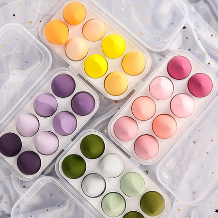 8pcs/box Make-up Blender Cosmetic Sponge Foundation Beauty Tool