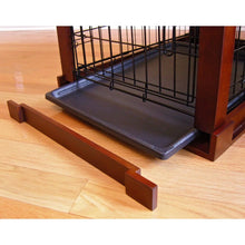 Cargar imagen en el visor de la galería, Mahogany Houses, Kennels Pet Dog Crate End Table with Cover