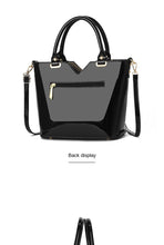 Load image into Gallery viewer, Luxury Brand Leopard Print Patent Leather Tote Handbag