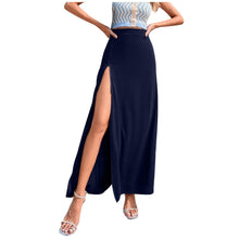 Load image into Gallery viewer, Open Side Split High Waist Maxi Skirt