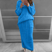 Carica l'immagine nel visualizzatore di Gallery, Warm Knitted 2 Piece Pullover Sweater Set