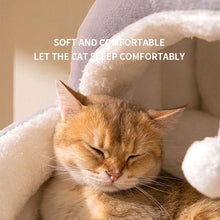 Charger l'image dans la galerie, LARGE Indoor Warm Winter Cushion Bed/Cave for Cats