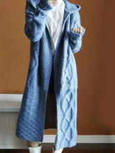 სურათის ჩატვირთვა გალერეის მნახველში, Cardigan Casual hooded coat sweater