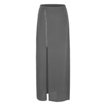 Load image into Gallery viewer, Open Side Split High Waist Maxi Skirt