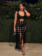 Carica l'immagine nel visualizzatore di Gallery, Sleeveless Hollow Coquette See Through Dress