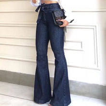 Load image into Gallery viewer, High Waist Bell-Bottom Jeans