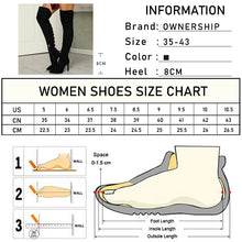 将图片加载到图库查看器,Black Hollow Out Over The Knee Boots - Fashion Damsel