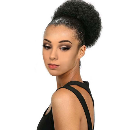 Synthetic Hair Bun Hair Piece Bun Afro Hairpiece