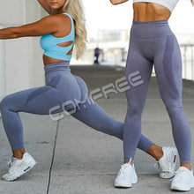 将图片加载到图库查看器,High Waist Hip Push Up Butt Lifting Workout Leggings - Fashion Damsel