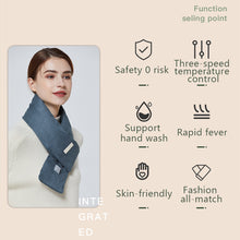 Cargar imagen en el visor de la galería, USB Heated Winter Washable Scarf For Men and Women - Fashion Damsel