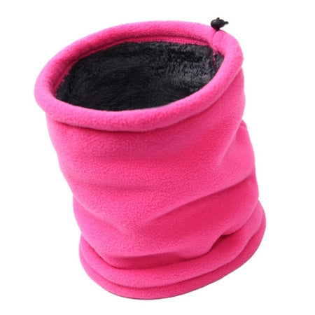Fleece Bib Double Warm 3 In1 Collar - Fashion Damsel