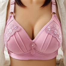 Carica l'immagine nel visualizzatore di Gallery, Lace Floral Wide Straps Bra