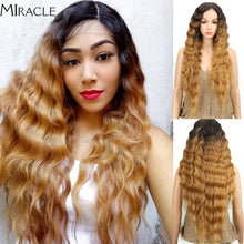 Cargar imagen en el visor de la galería, Deep Wave Synthetic Lace Wigs