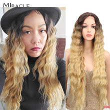Cargar imagen en el visor de la galería, Deep Wave Synthetic Lace Wigs