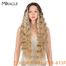 Cargar imagen en el visor de la galería, Deep Wave Synthetic Lace Wigs