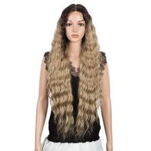 Cargar imagen en el visor de la galería, Deep Wave Synthetic Lace Wigs