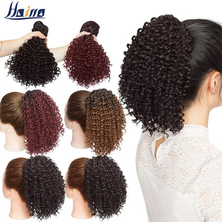 Synthetic Kinky Curly Hair Extension Clip