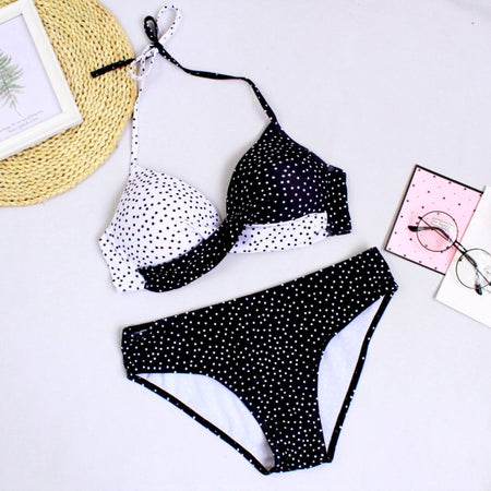Padded Push-up Bra Bikini Set