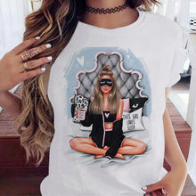 गैलरी व्यूवर में इमेज लोड करें, Women Black T Shirt