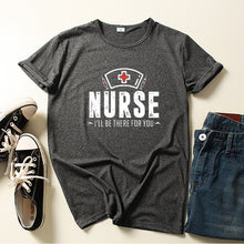 Charger l'image dans la galerie, Nurse Be for You Letter Print Women T Shirt