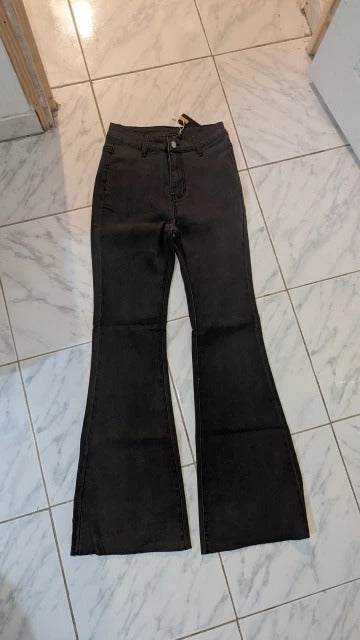 Flare High Waist Denim Pants