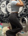 Flare High Waist Denim Pants