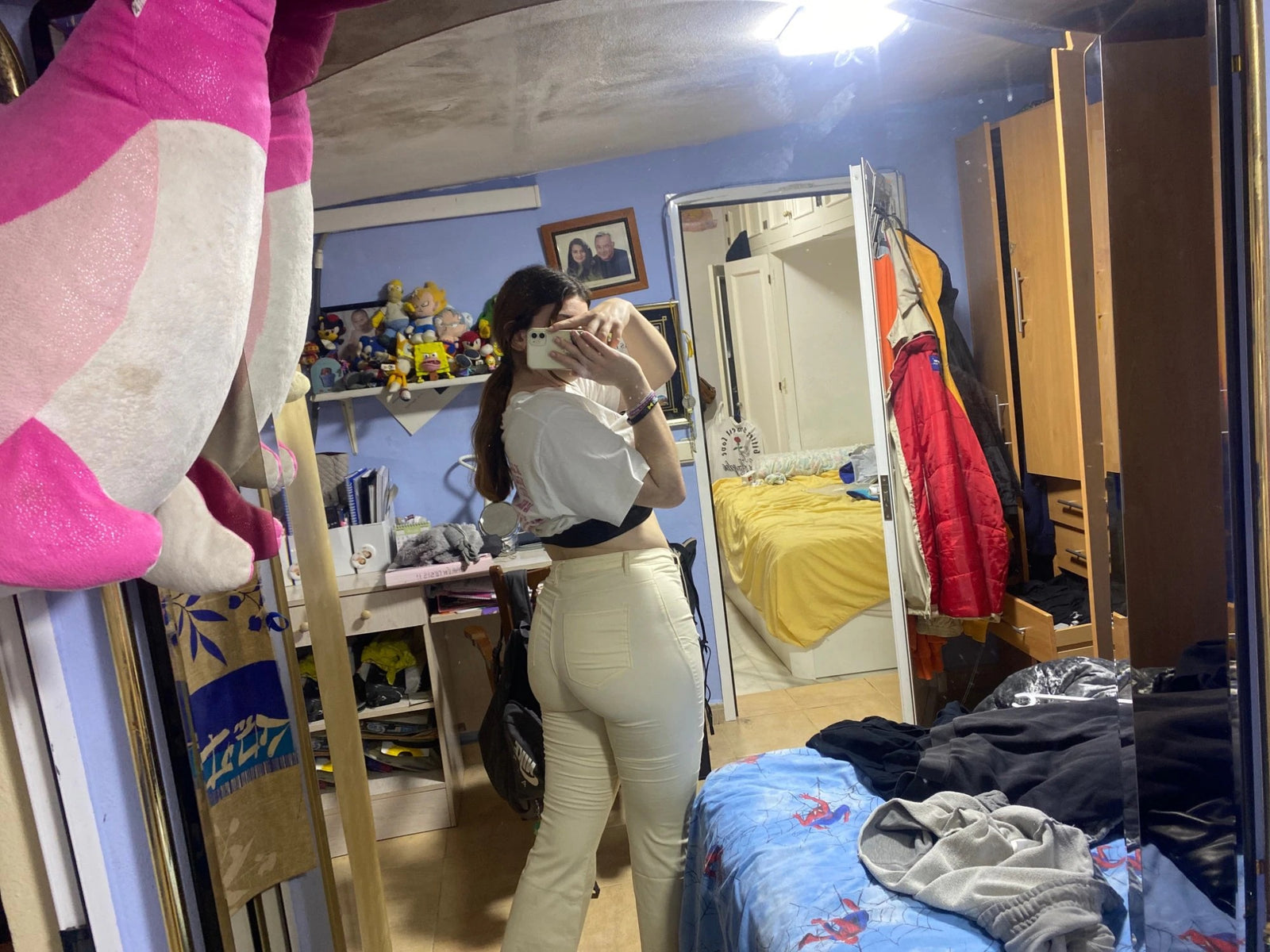 Flare High Waist Denim Pants