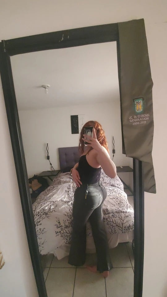 Flare High Waist Denim Pants