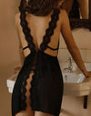 Women's V-Neck Lace Pajama Nightgown